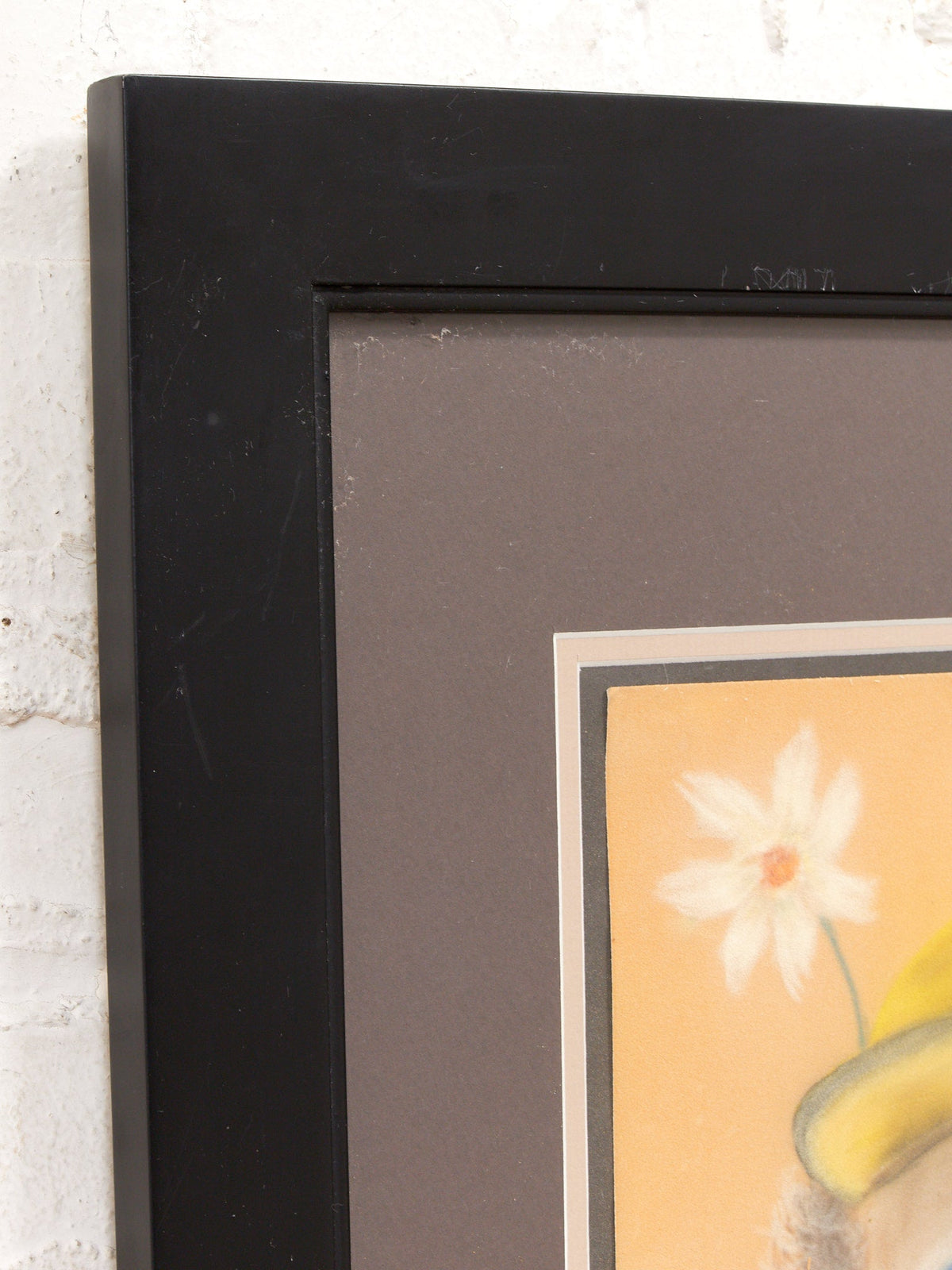 Original Painting Sad Clown in pastels signed