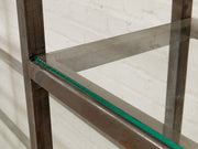 Industrial Vintage Shelving with Glass