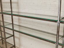 Industrial Vintage Shelving with Glass