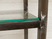 Industrial Vintage Shelving with Glass