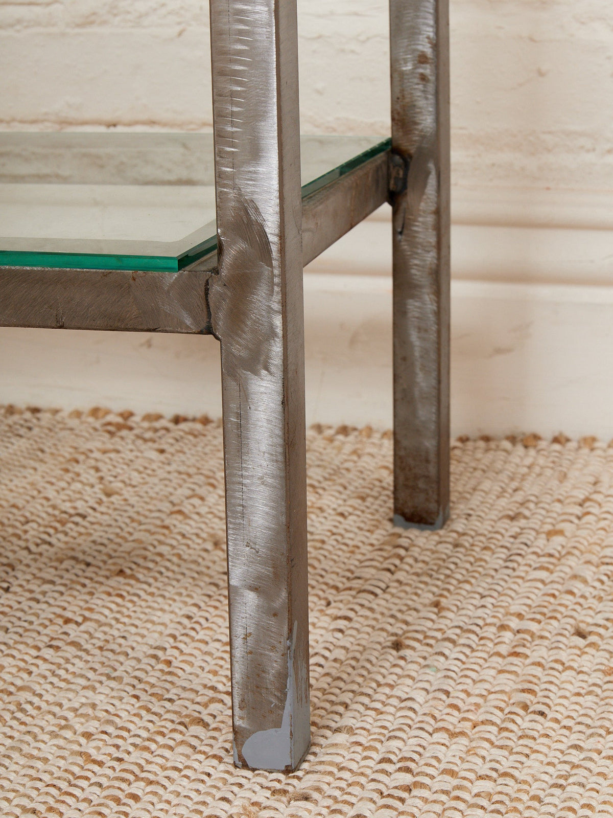 Industrial Vintage Shelving with Glass