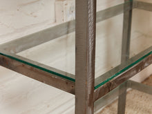Industrial Vintage Shelving with Glass