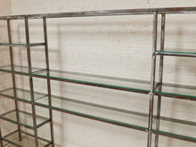 Industrial Vintage Shelving with Glass