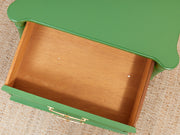 Emerald Faux Bamboo Nightstand
