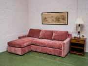 Hauser Sectional Sofa in Bianca Rosewood