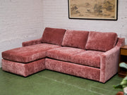Hauser Sectional Sofa in Bianca Rosewood