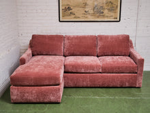 Hauser Sectional Sofa in Bianca Rosewood