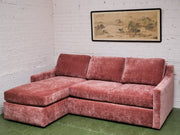 Hauser Sectional Sofa in Bianca Rosewood