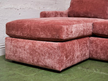Hauser Sectional Sofa in Bianca Rosewood