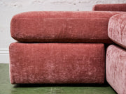 Hauser Sectional Sofa in Bianca Rosewood