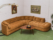 Prima 3 Piece Sectional Sofa in Tramore Amaretto