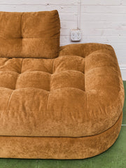 Prima 3 Piece Sectional Sofa in Tramore Amaretto