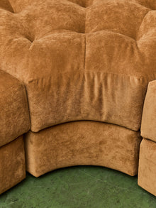 Prima 3 Piece Sectional Sofa in Tramore Amaretto