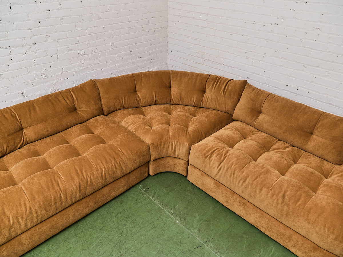 Prima 3 Piece Sectional Sofa in Tramore Amaretto