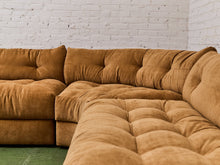 Prima 3 Piece Sectional Sofa in Tramore Amaretto