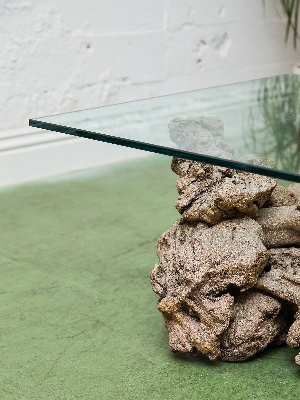 Vintage Burl Wood Low Coffee Table, 60-Inch