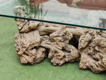 Vintage Burl Wood Low Coffee Table, 60-Inch