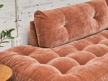 Prima 5 Piece Oval Sectional Sofa in Amici Ginger