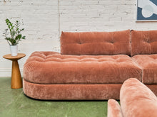 Prima 6 piece Sectional Sofa in Amici Ginger