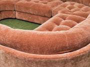Prima 6 piece Sectional Sofa in Amici Ginger
