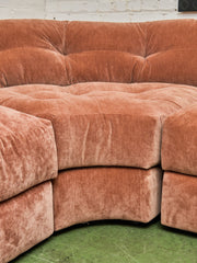 Prima 6 piece Sectional Sofa in Amici Ginger