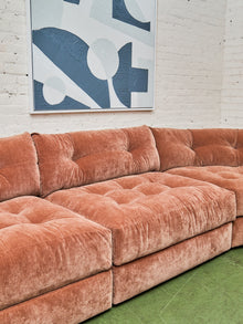 Prima 6 piece Sectional Sofa in Amici Ginger