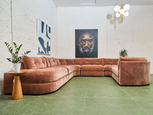 Prima 6 piece Sectional Sofa in Amici Ginger