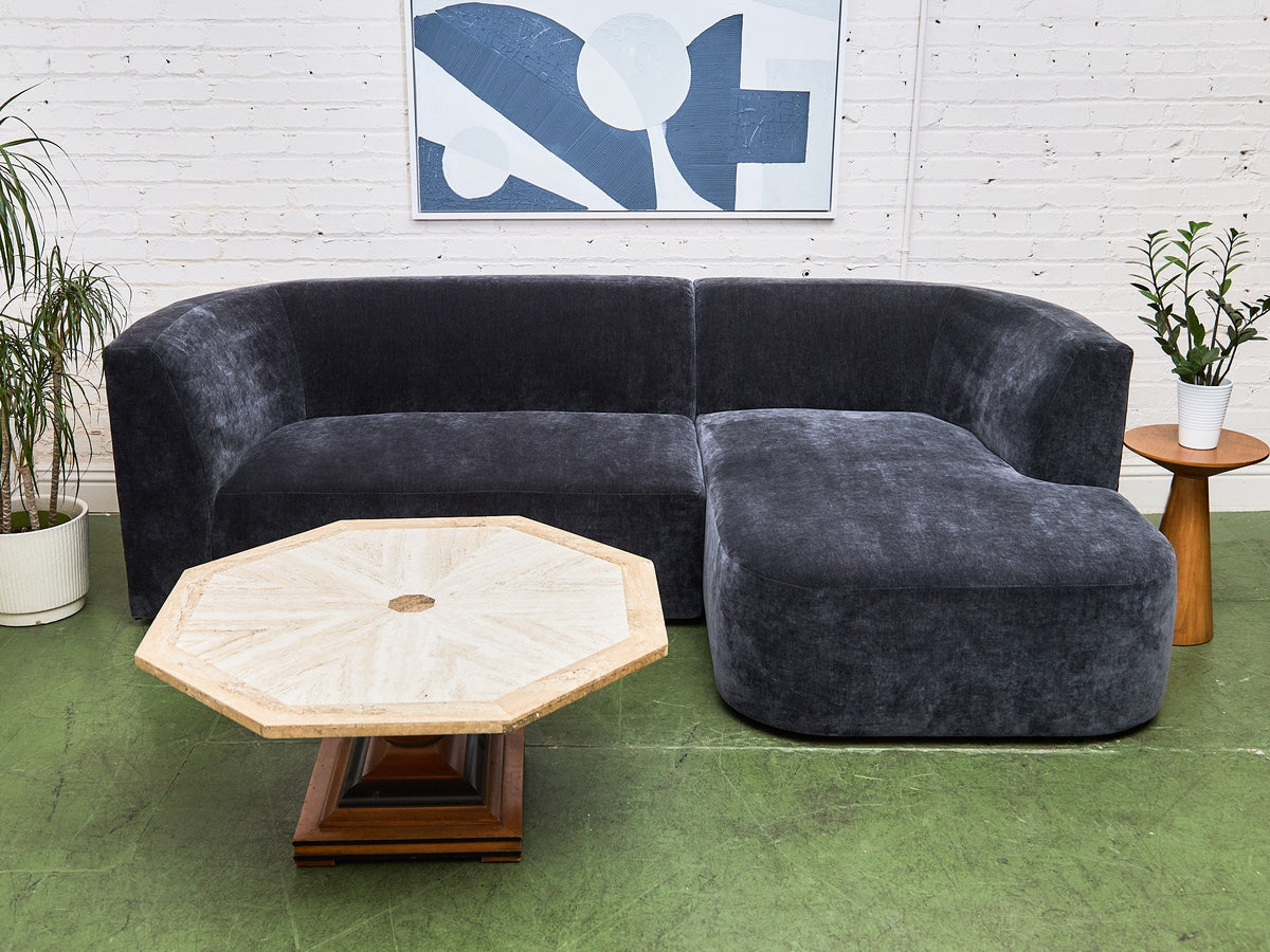Bonnie 2 Piece Sofa in Amici Smoke