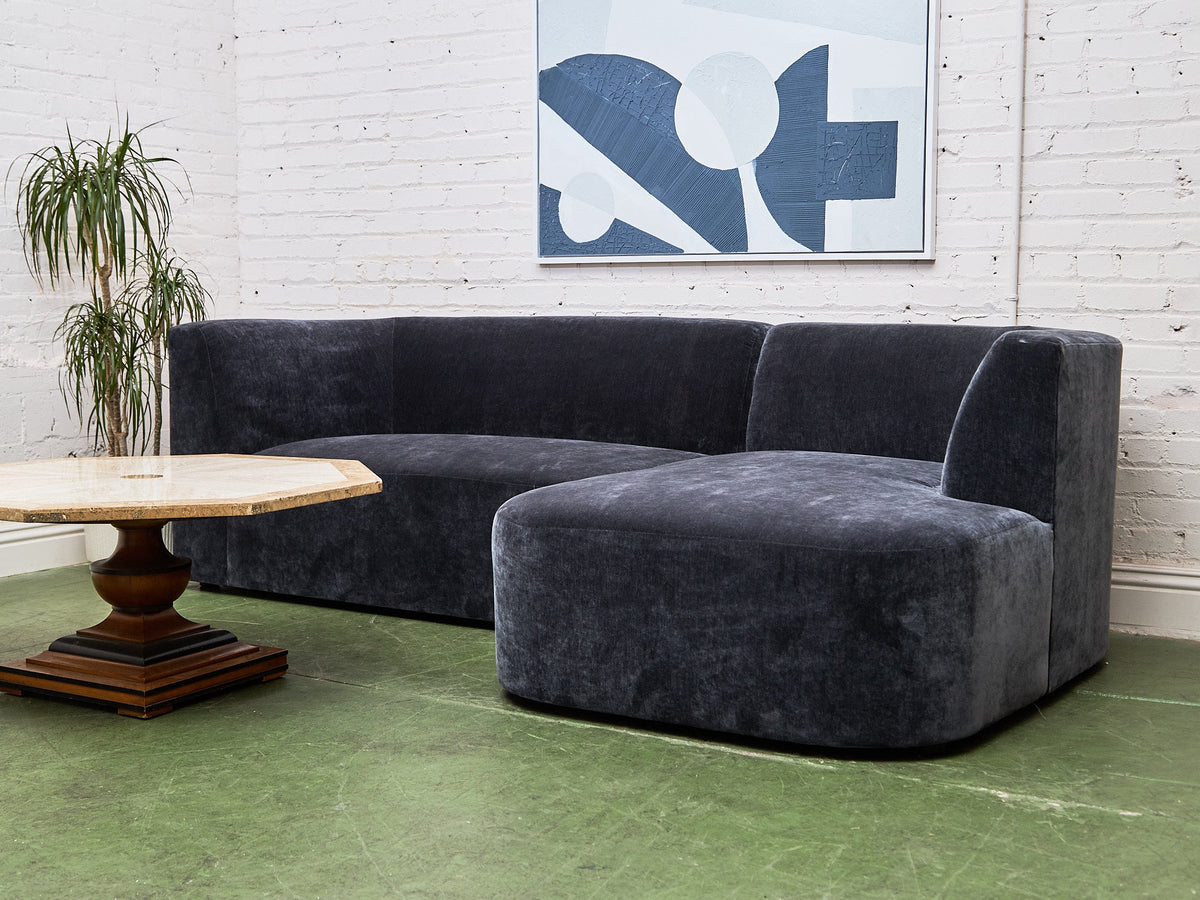 Bonnie 2 Piece Sofa in Amici Smoke