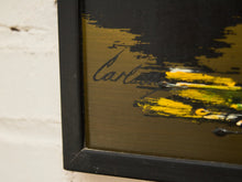 Mid Century Green and Yellow Nautical Art