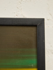Mid Century Green and Yellow Nautical Art