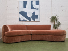 Charlotte Sofa with Bumper Chaise in Amici Ginger