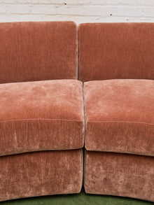 Charlotte Sofa with Bumper Chaise in Amici Ginger