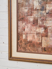 Textured Mid Century Cityscape