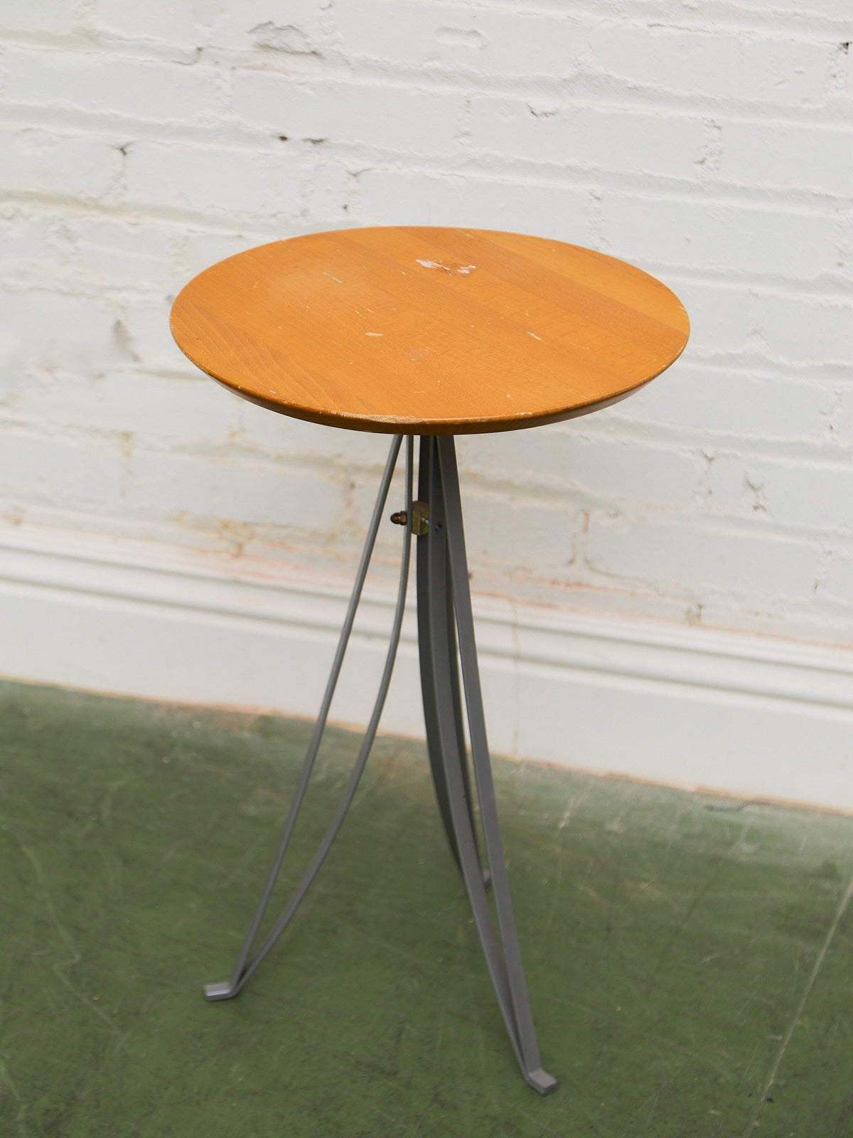 Vintage Danish Industrial Side Table
