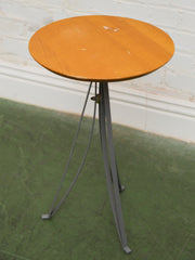 Vintage Danish Industrial Side Table