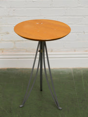 Vintage Danish Industrial Side Table