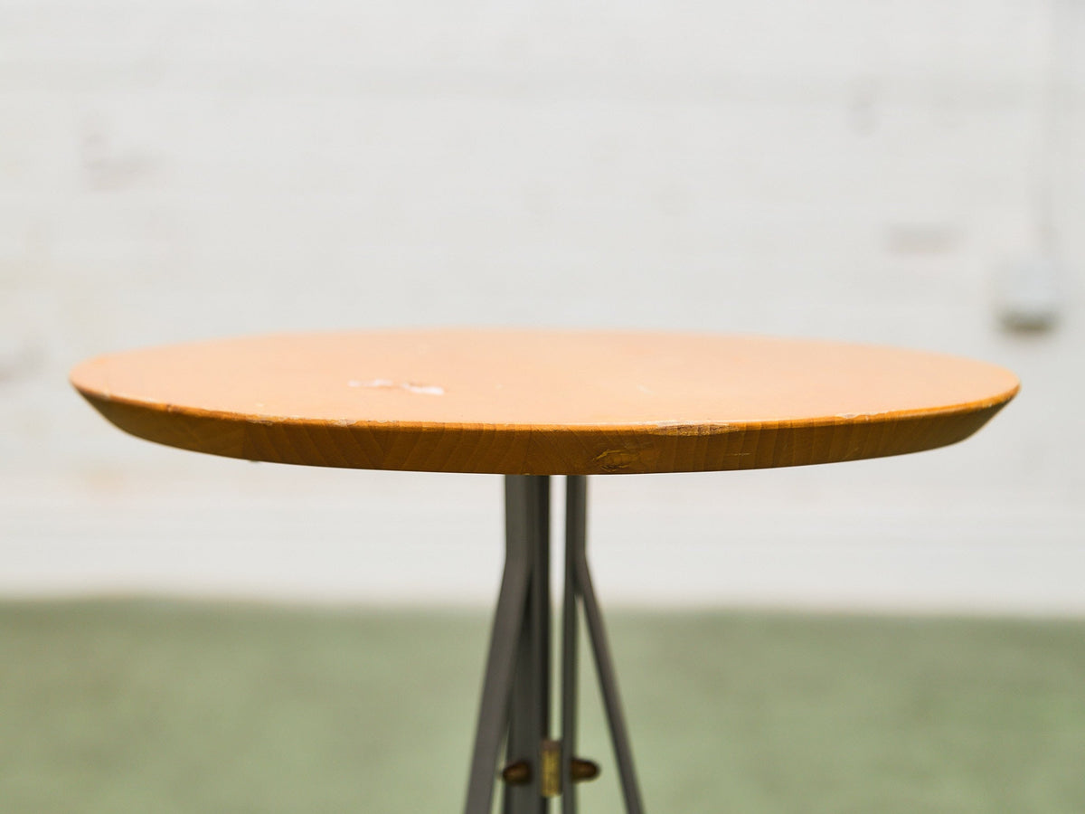 Vintage Danish Industrial Side Table