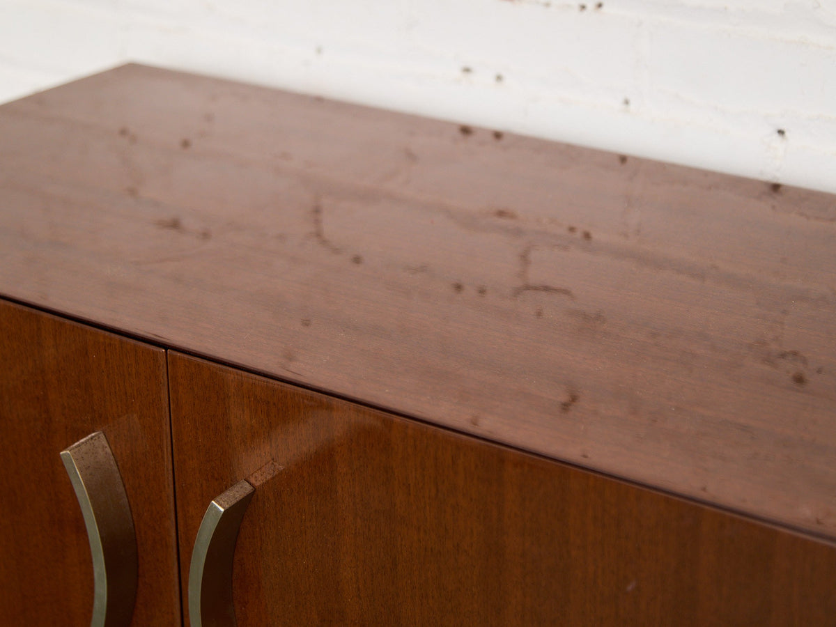 Nicole Miller Italian High-Gloss Stacked Lacquer Cabinet