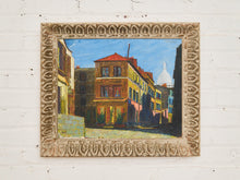 Vintage Montmartre Street Scene Painting by N. Krims