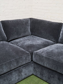 Michonne Sectional Sofa in Amici Smoke