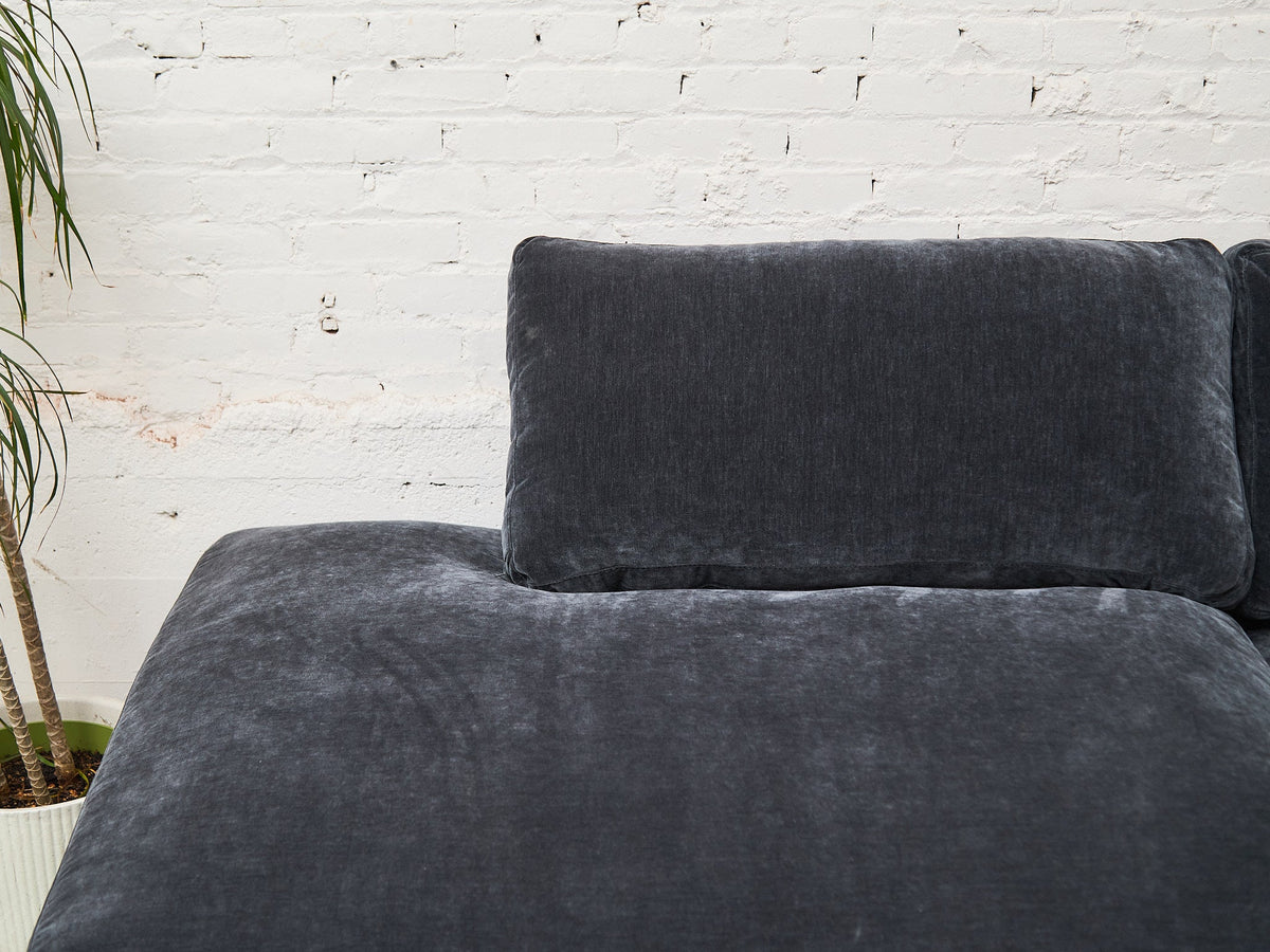 Michonne Sectional Sofa in Amici Smoke