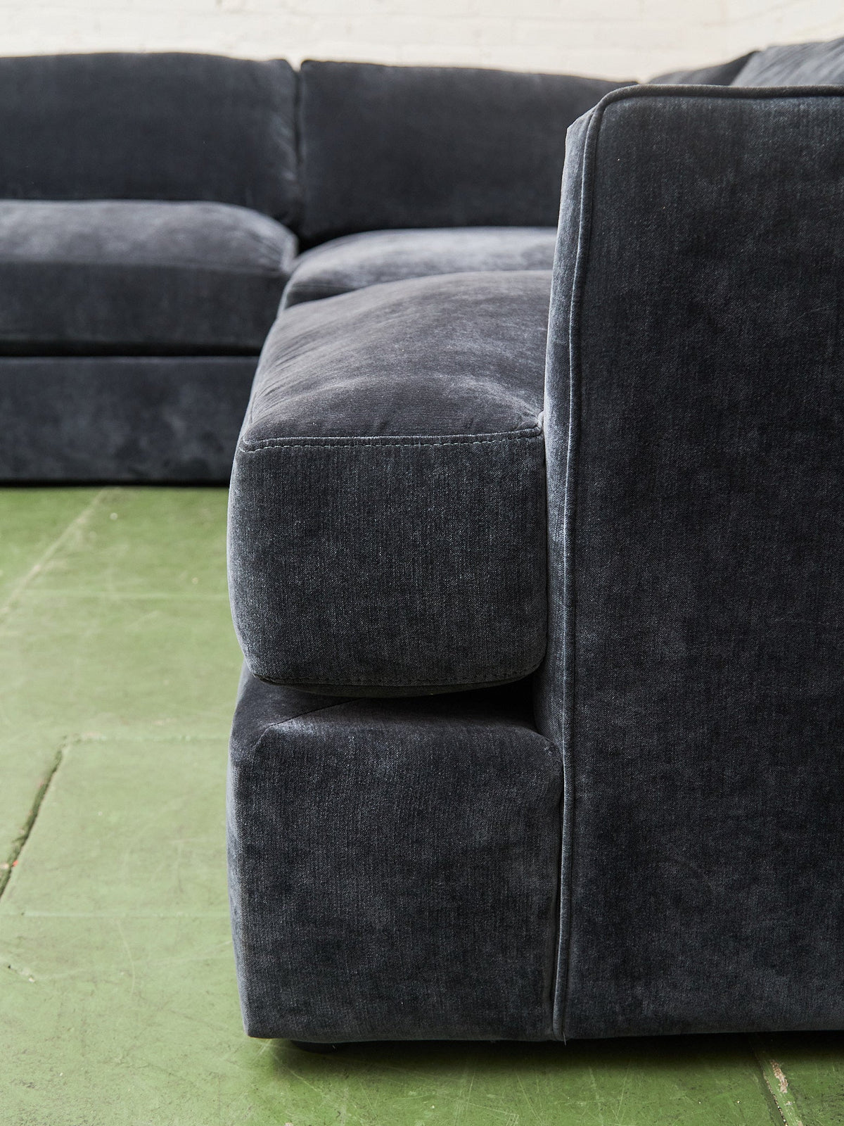 Michonne Sectional Sofa in Amici Smoke