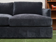 Michonne Sectional Sofa in Amici Smoke
