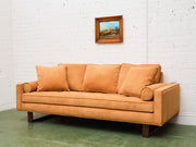 Natasha 3 Seater in Parallel Tobacco