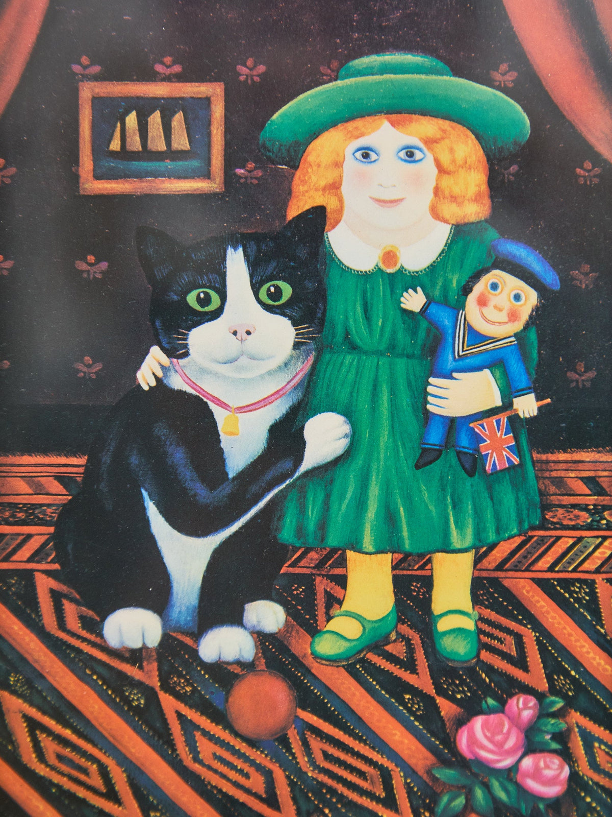 Martin Leman Folk Art British Cat