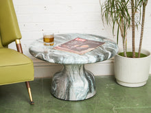 Modern Round Faux Marble Coffee Table