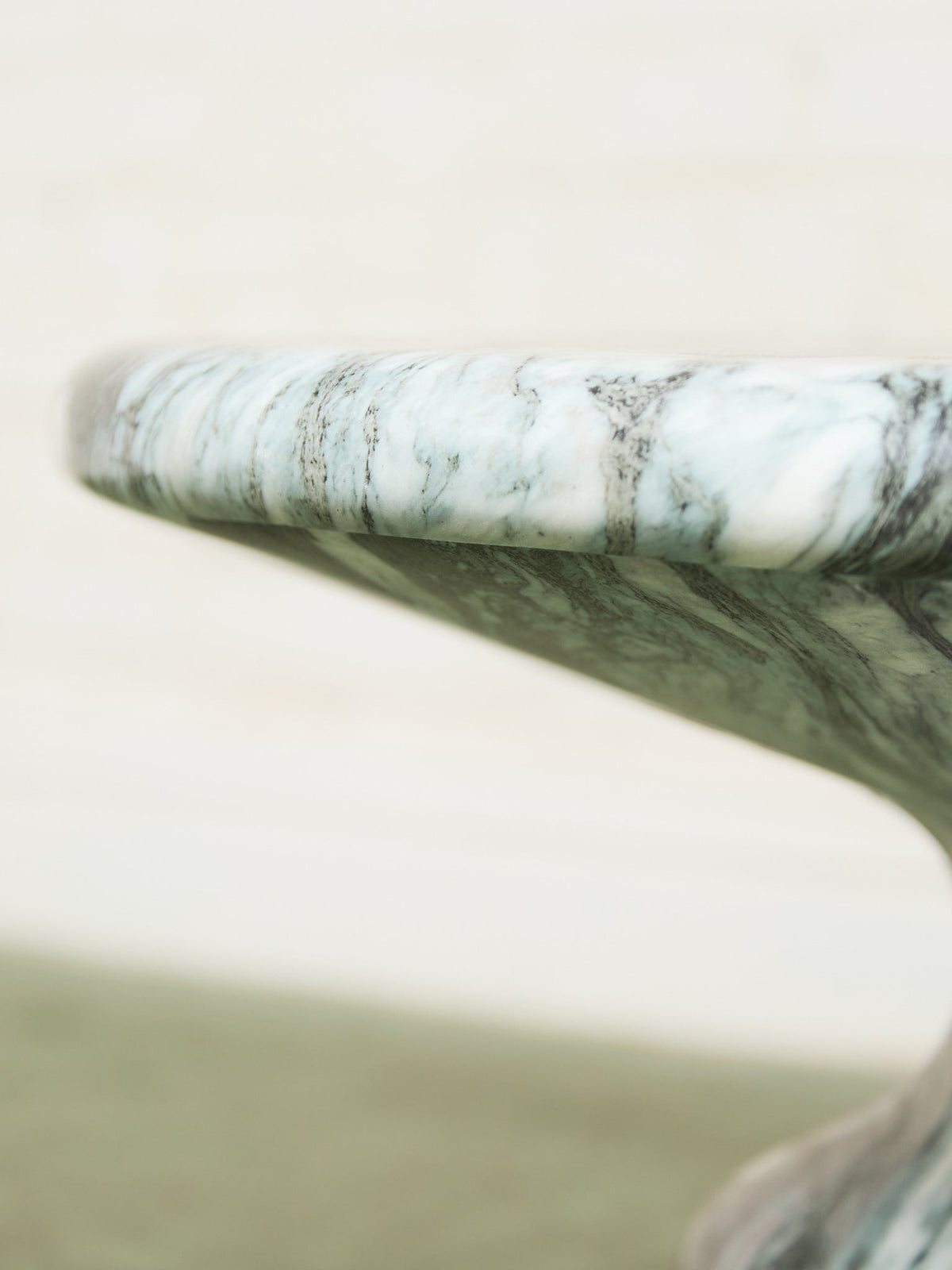 Modern Round Faux Marble Coffee Table