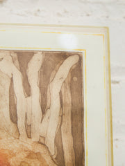 “Lichen” Etching by Ruth