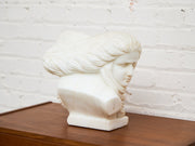 Carved Marble Bust of a Woman